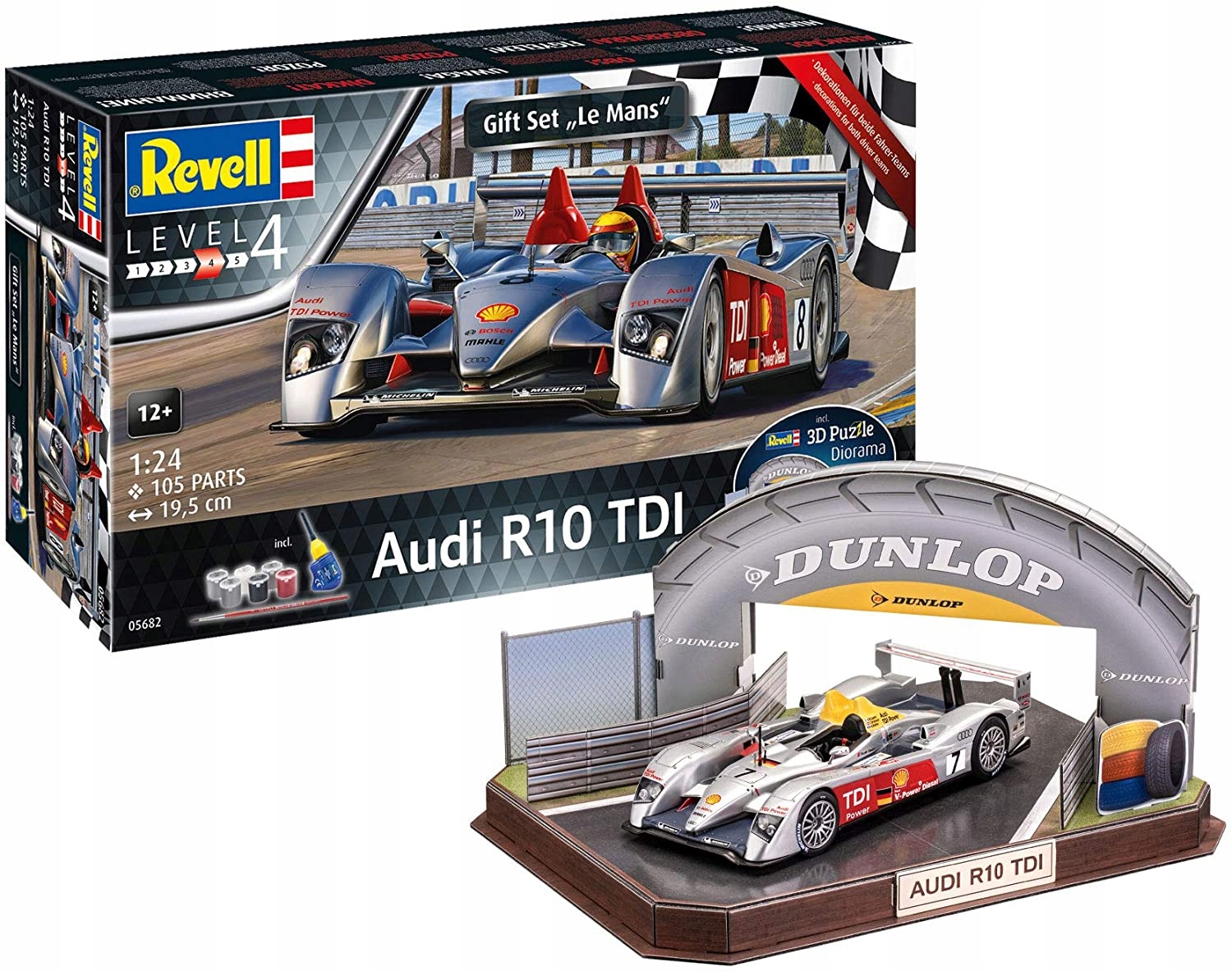 Revell Audi R10 TDI LeMans + 3D Puzzle