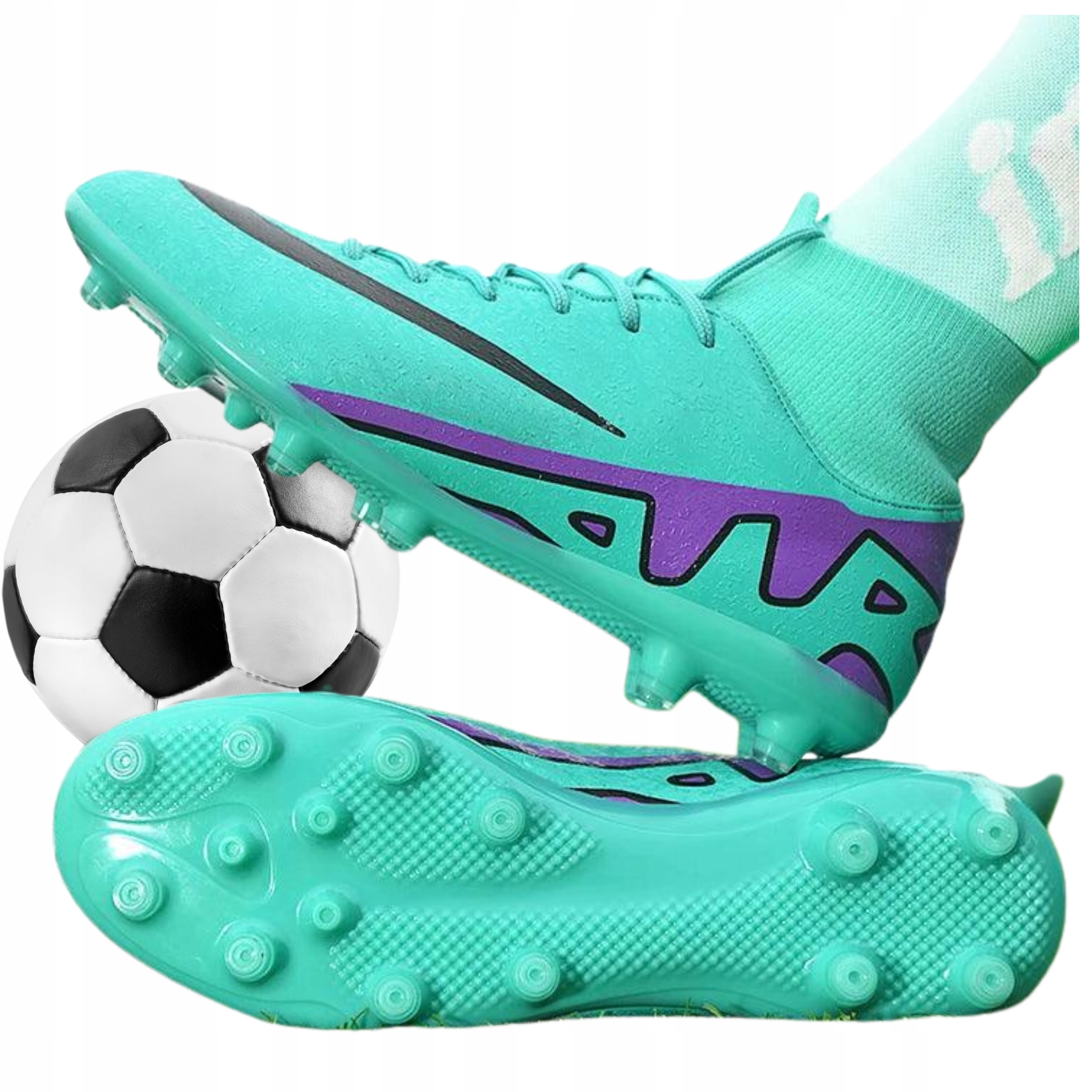 Męskie Buty Sportowe Korki Piłkarskie Treningowe Do Piłki Nożnej 42