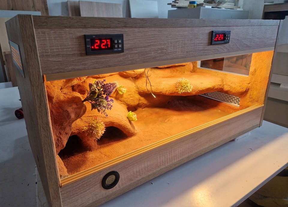 Terárium Pro Gekona Gekonů Pouštní Na Objednávku 80x40x40 Každý Rozměr