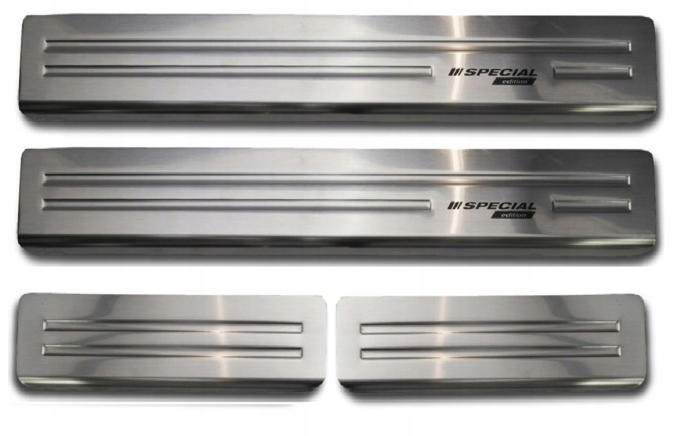 NISSAN QASHQAI II NAKŁADKI PROGOWE LISTWY NA PROGI STALOWE