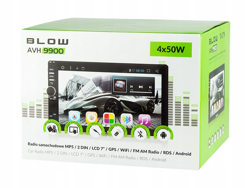 Radio Blow Avh-9900 2Din 7" Gps Android Marka Blow