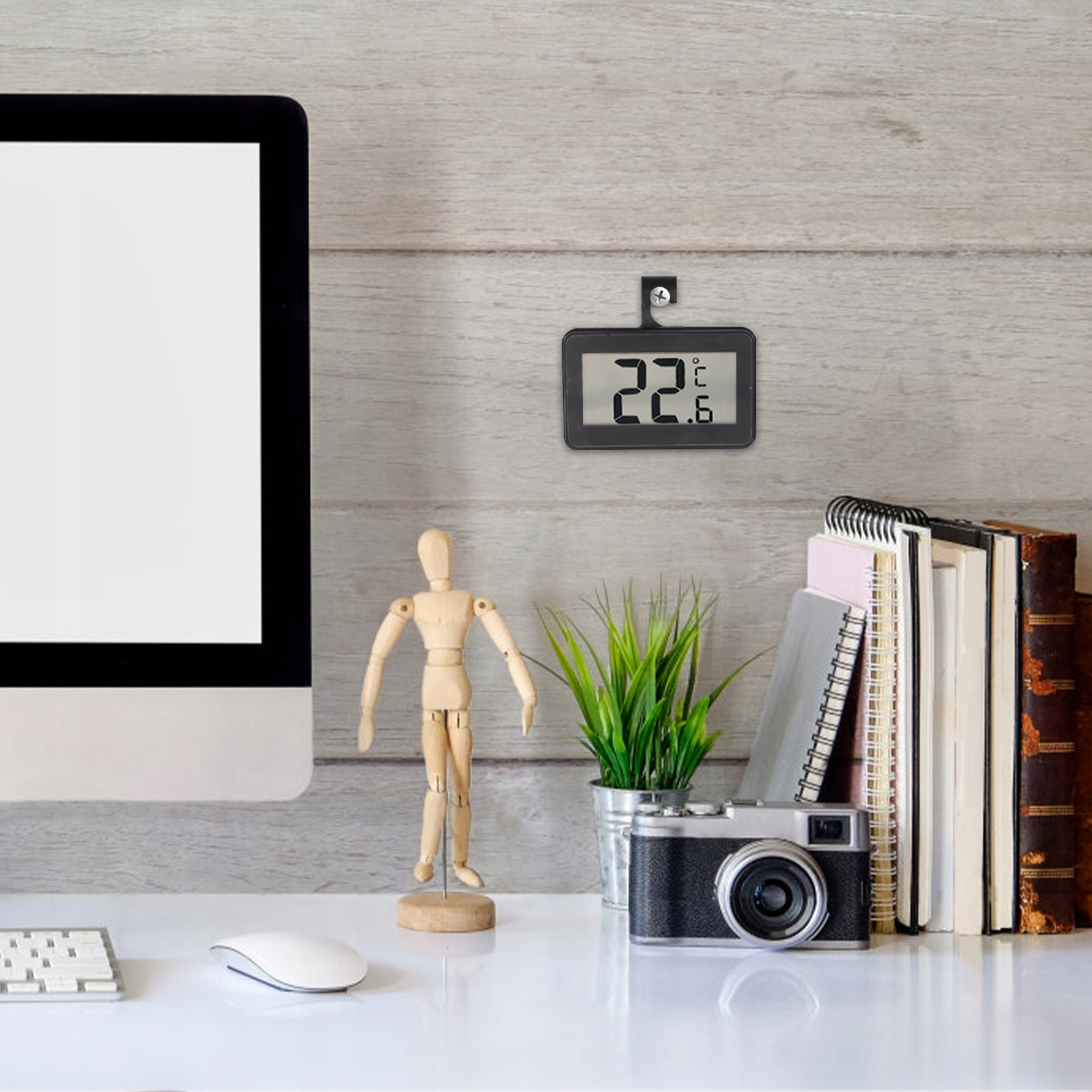 TERMOMETR LODÓWKOWY WODOODPORNY Z DUŻYMI CYFRAMI BEZPIECZEŃSTWO ŻYWNOŚCI Marka inny