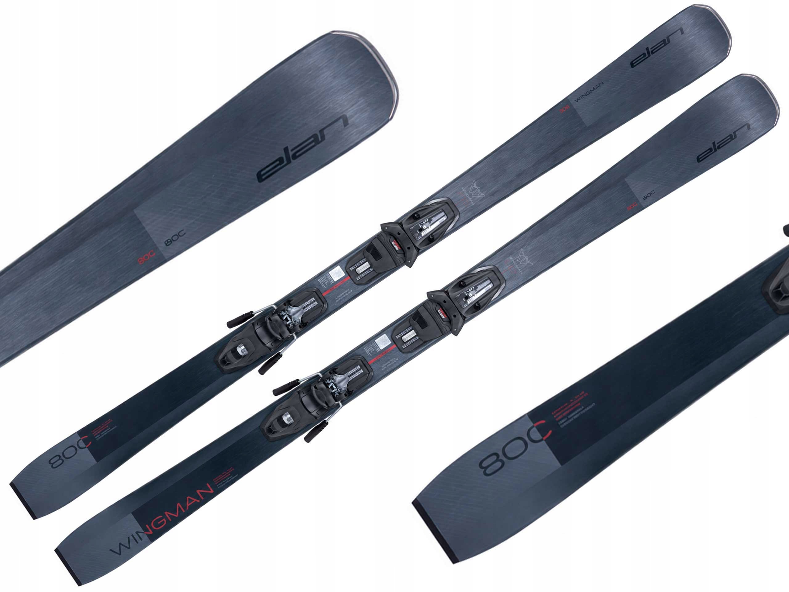Narty Elan Wingman 75 Black wiązania El 9.0 Gw 176cm