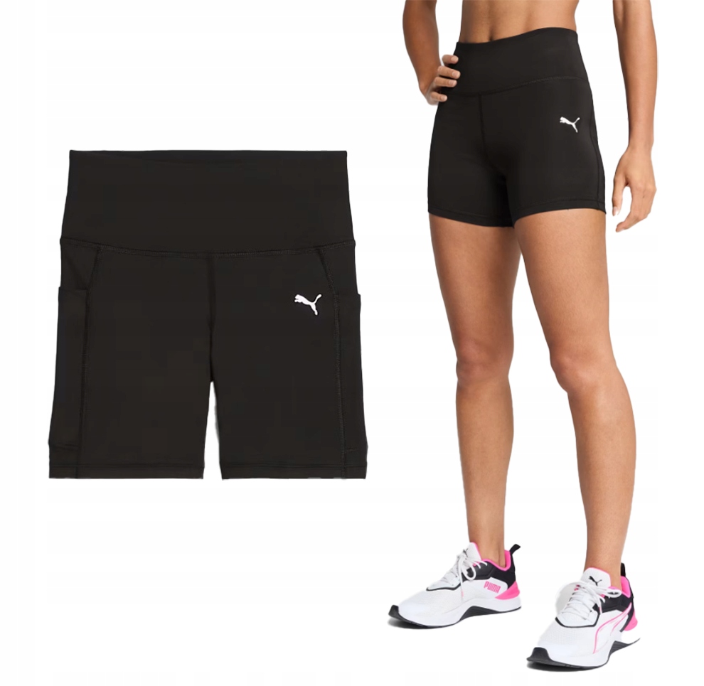 Szorty do biegania Puma spodenki na siłownię sportowe z kieszeniami S
