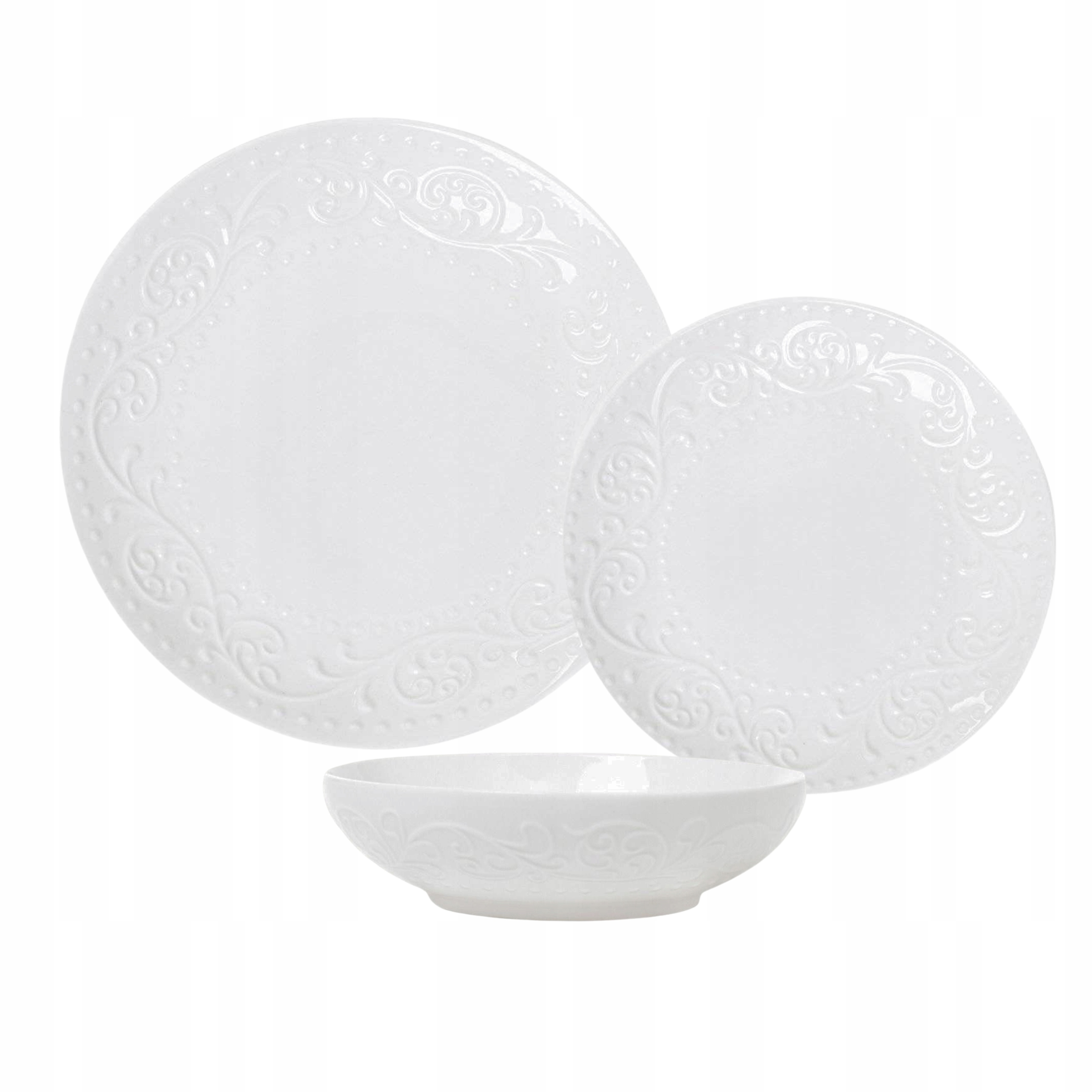 Sylia stolní souprava, 12dílná jídelní servis pro 4 osoby, Homla