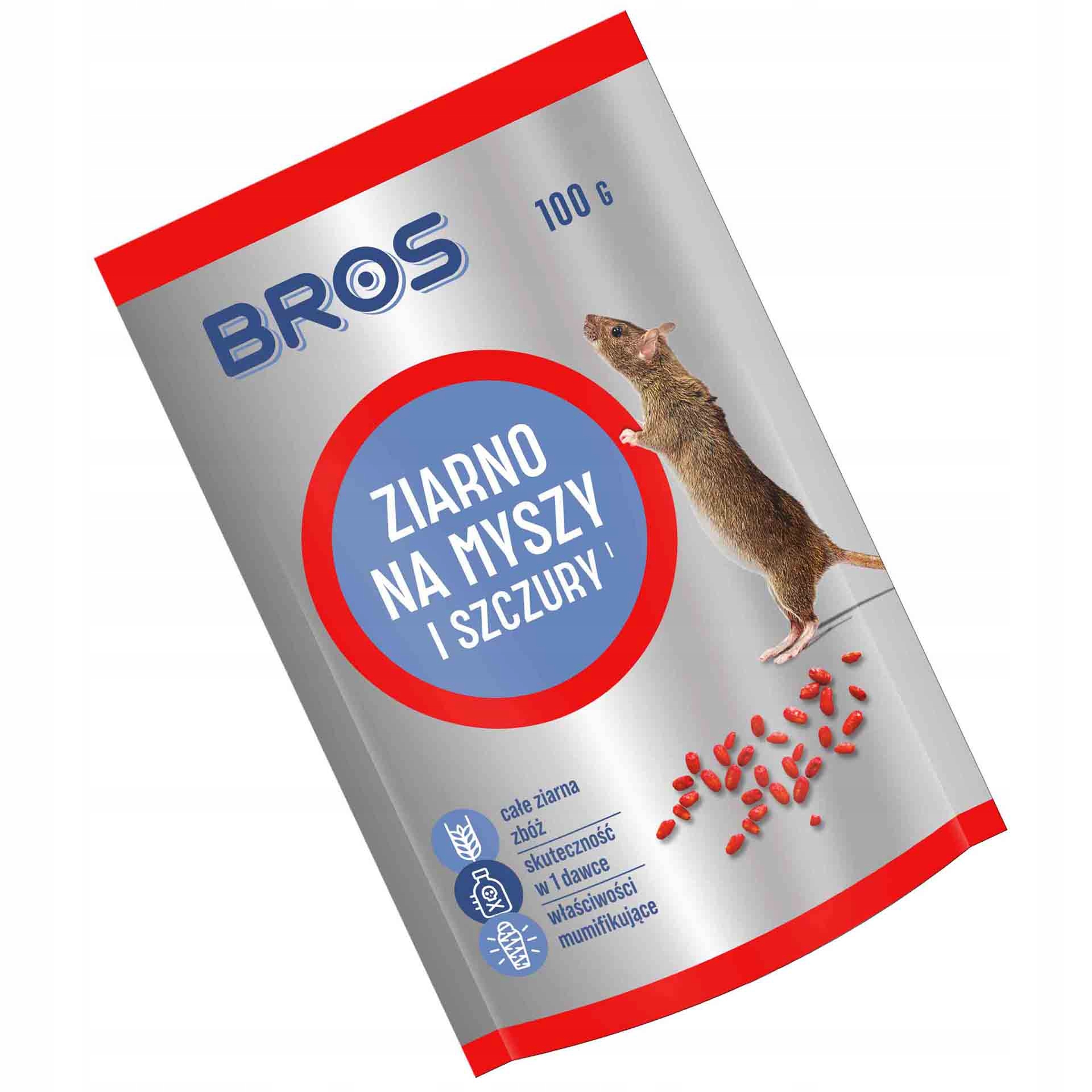 

Bros Ziarno Na Myszy I Szczury 100 g - doypack