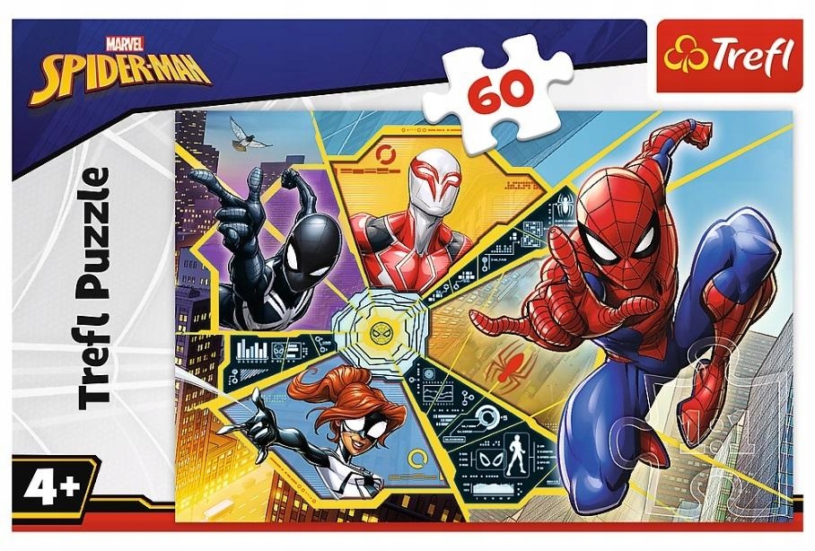 

Puzzle Spiderman 60 elementów Trefl 4+