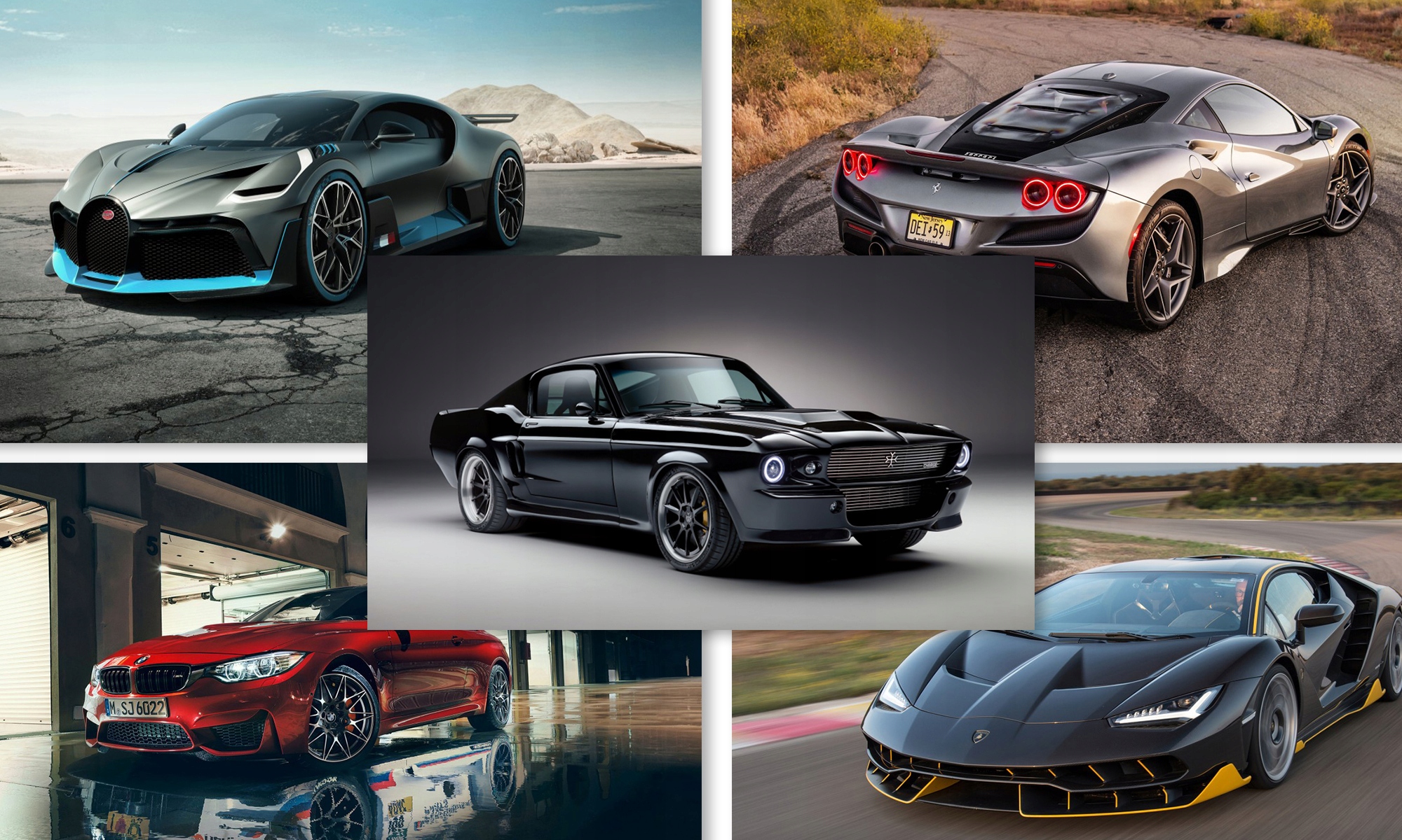 

Plakaty Ferrari Bmw Bugatti Mustang 100cm dużo wz.
