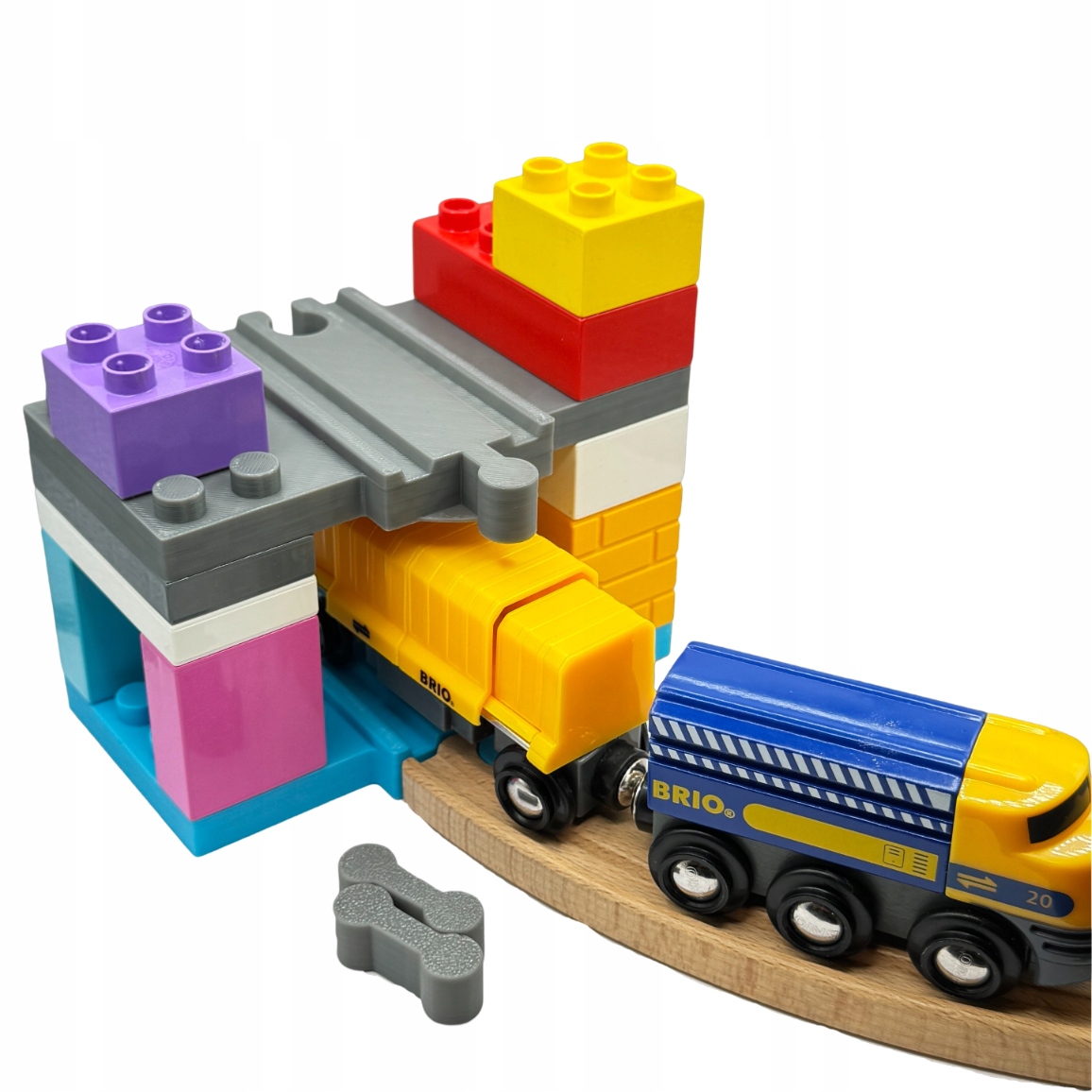 Adapter Torów Drewnianych do Lego DUPLO - od FabrykaTorow Marka inna