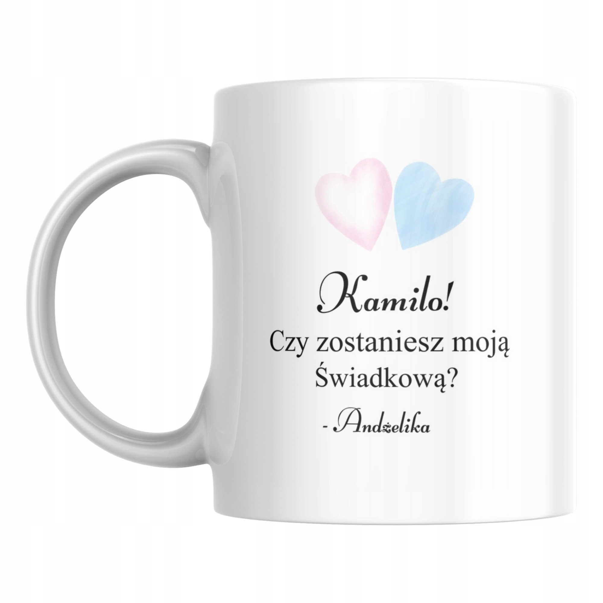 Kubek dla świadkowej Prośba o świadkowanie Podziękowanie Stan opakowania oryginalne