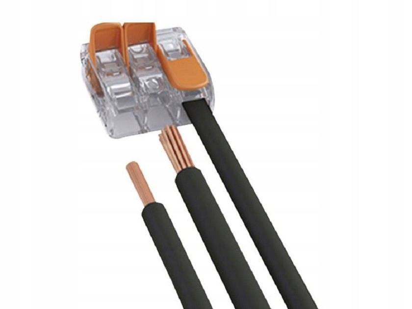 WAGO ZŁĄCZKA INSTALACYJNA COMPACT 3X6 221-613 Liczba torów prądowych 3