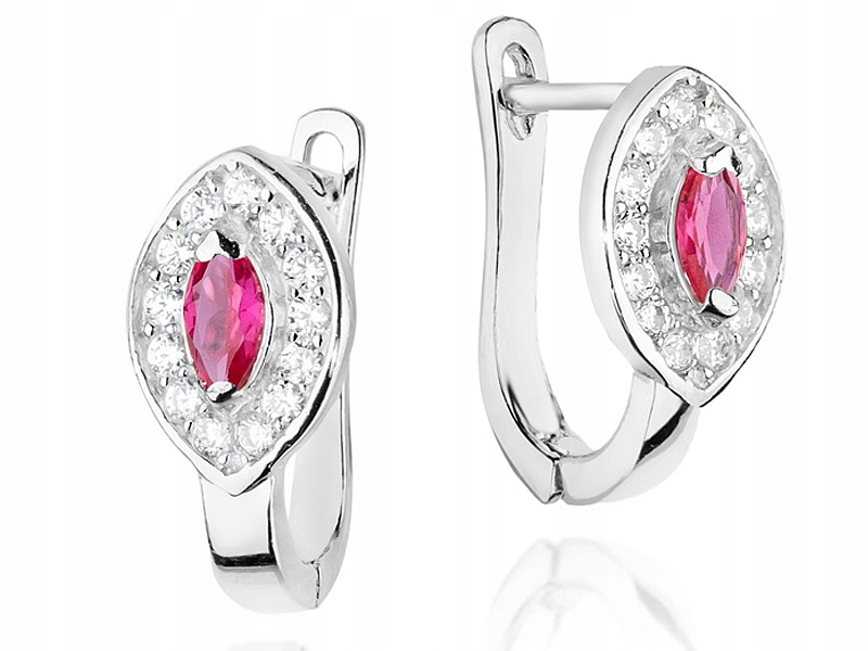 

Piękne Kolczyki Srebrne z Cyrkoniami srebro pr 925