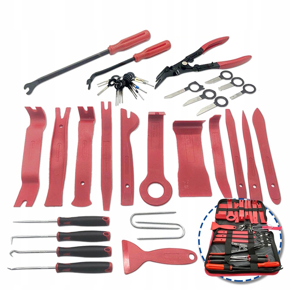 Съемники для удаления обивки радиоприемника из пластика