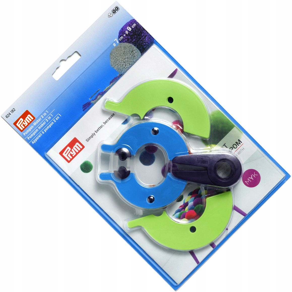 Nástroj na výrobu bambulí 7cm a 9cm Prym 6241