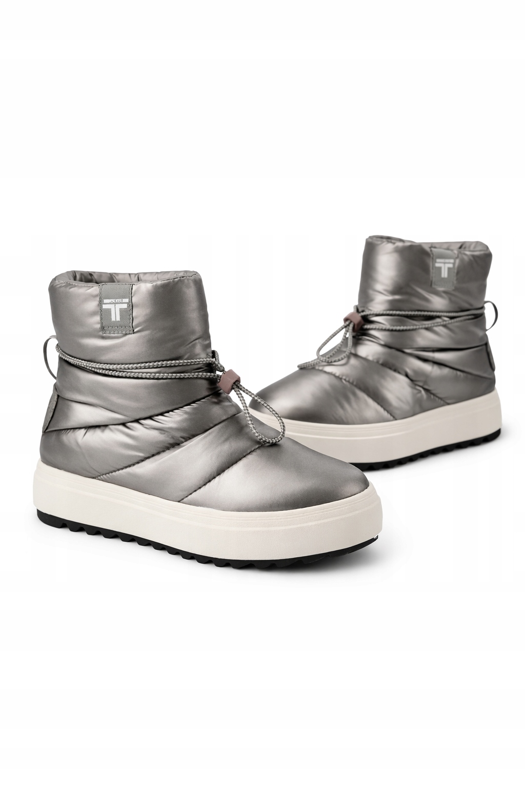 Ice Play Dámské Metalické Sněhule Z Tkaniny S Bílou Podrážkou 39 I1H