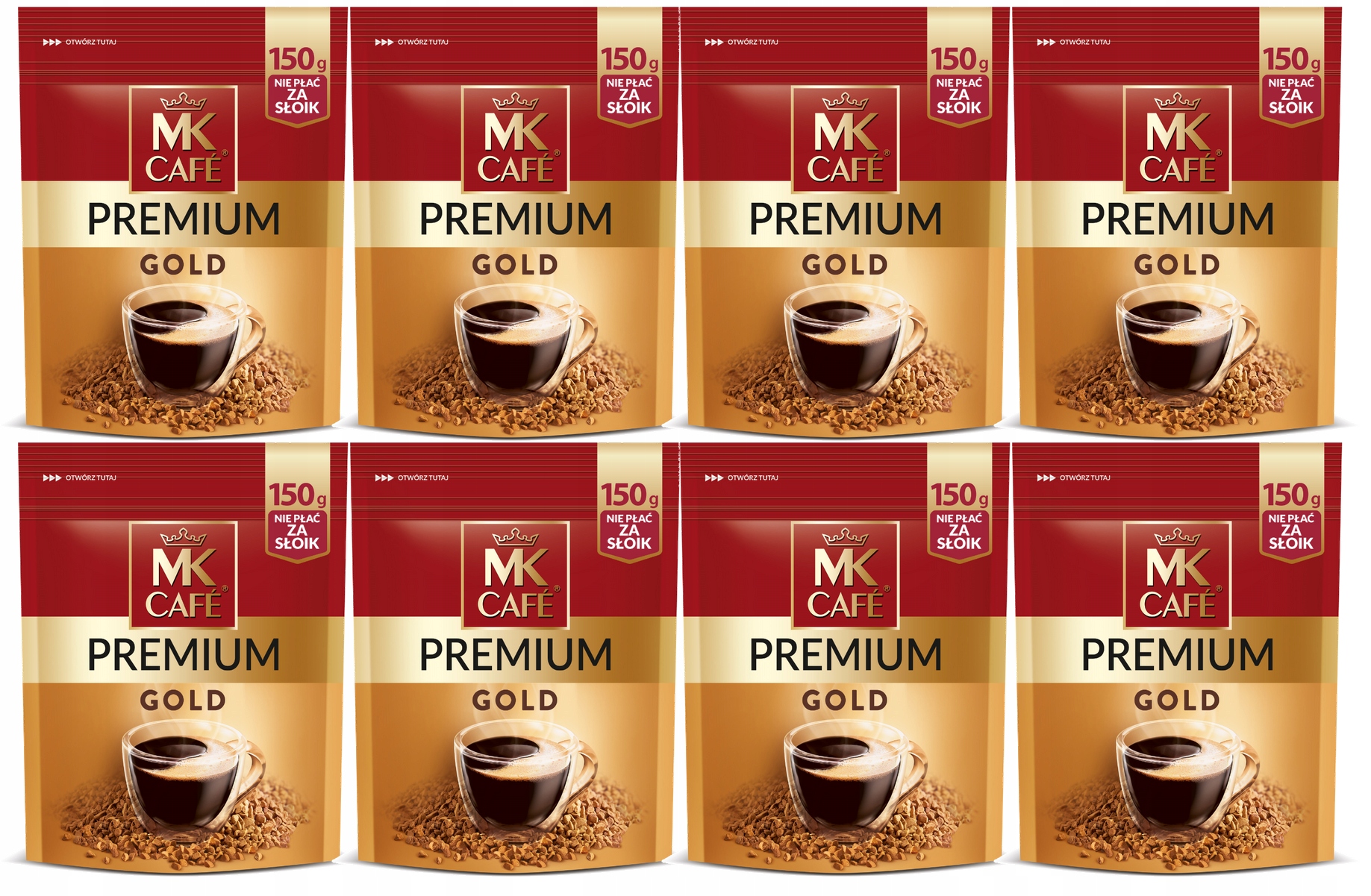 Kawa Rozpuszczalna Mk Cafe Gold 8 x 150g
