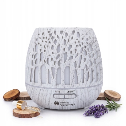 Dyfuzor AromaWood ultradźwiękowy nawilżacz powietrza aromaterapia 400 ml