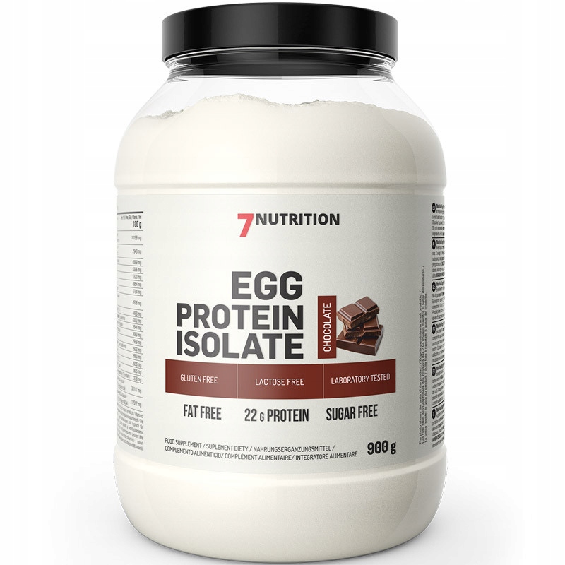 7NUTRITION Egg Protein Isolate 900 g Bílkovina Vejce Kuřecího