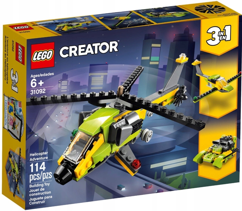 Lego Creator 3v1 31092 Dobrodružství s vrtulníkem