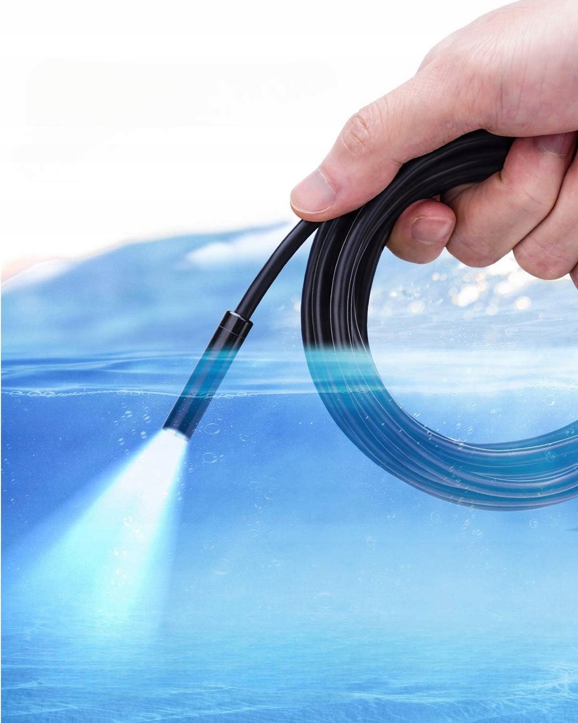 KAMERA INSPEKCYJNA ENDOSKOPOWA Z OŚWIETLENIEM 1200P BEZPRZEWODOWA DEPSTECH Marka inna