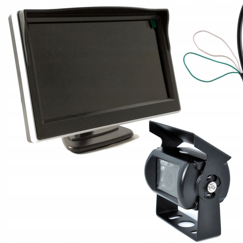 MONITOR 5'' kamera cofania BUS Tir KOPARKA Kamper