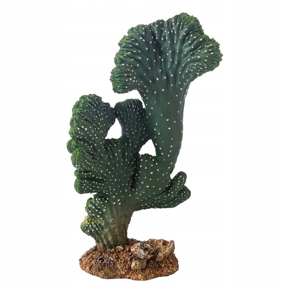 Levně Dekorace Do Terária Umělý Kaktus Imitace Sukulentu Rostlina 22 CM