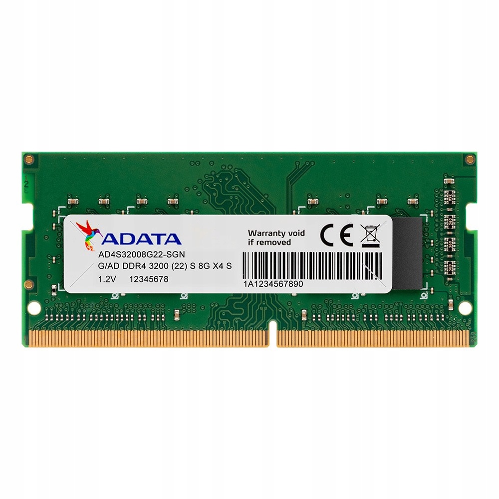Adata Paměť Premier DDR4 3200 Sodim 8GB CL22 Single Tray