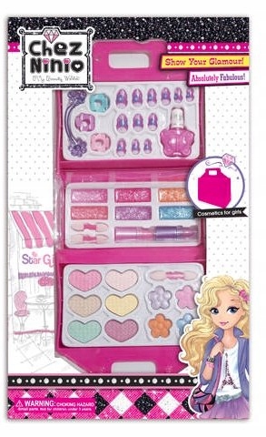 

Duża Walizka Z Rzeczami Do Makijażu Dziewczynki XL