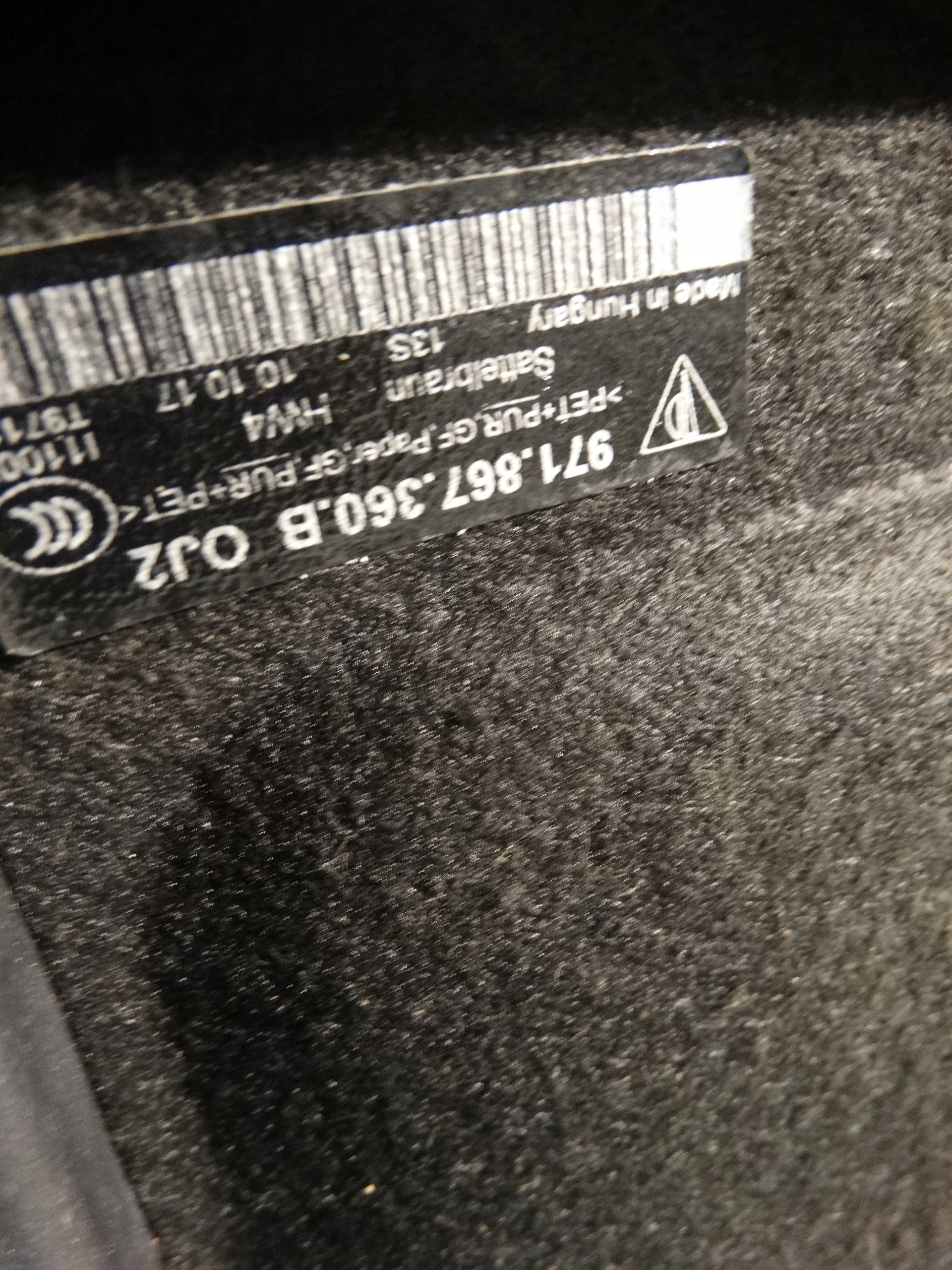 IDEAL plato rear BRAZOWA PORSCHE PANAMERA 971 1