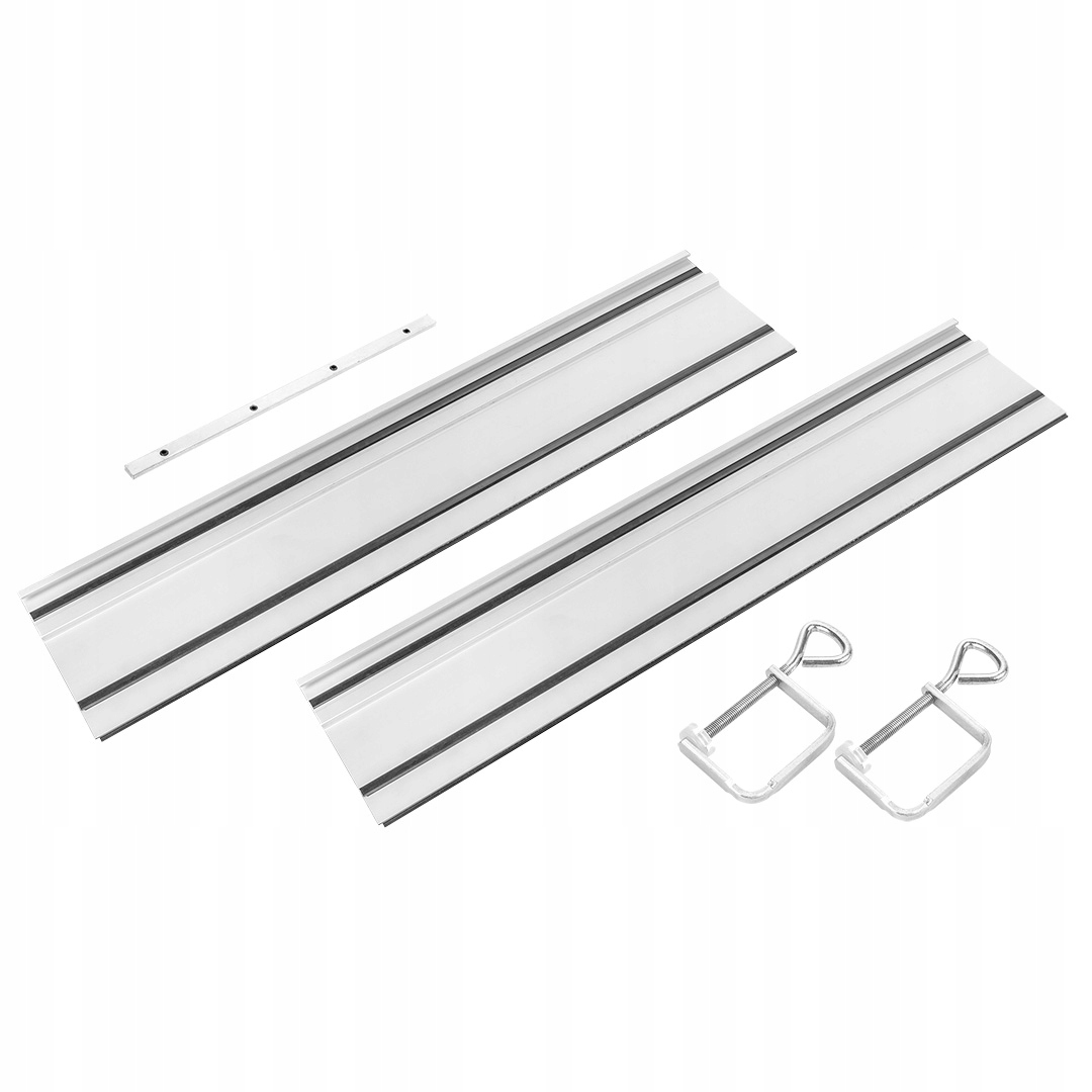 Vodicí lišty 2 x 700 mm, spojovací materiál, 2 svorky