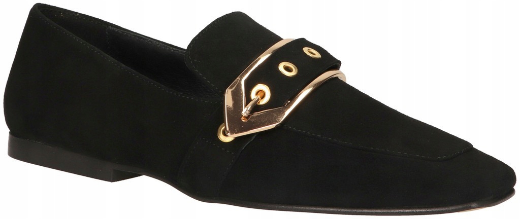 Polobotky Lordsy černé pohodlné boty s plochou podrážkou dámské pro příležitosti Karino 37