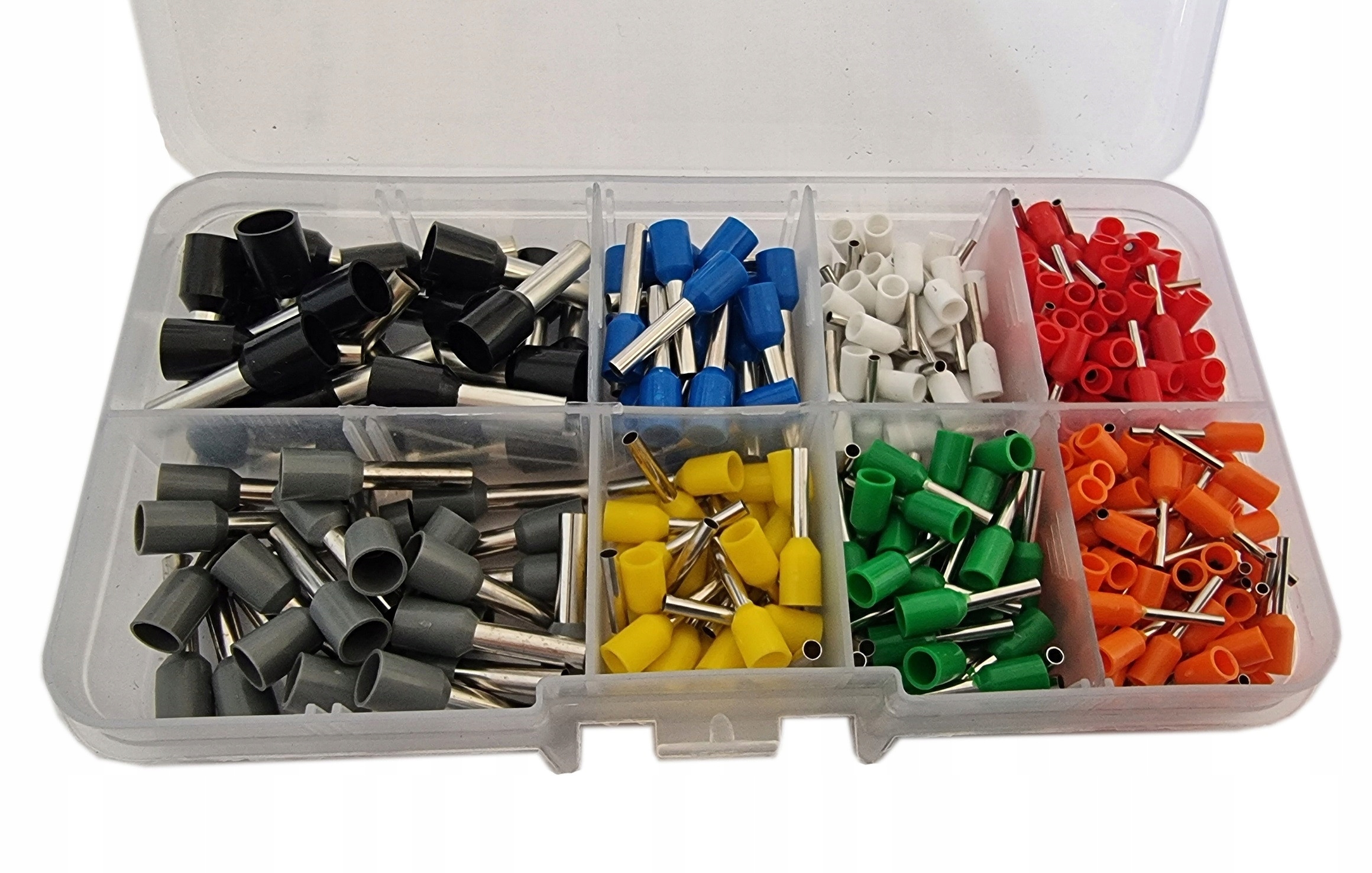 ZESTAW 400 SZT KOŃCÓWEK RURKOWYCH IZOLOWANYCH