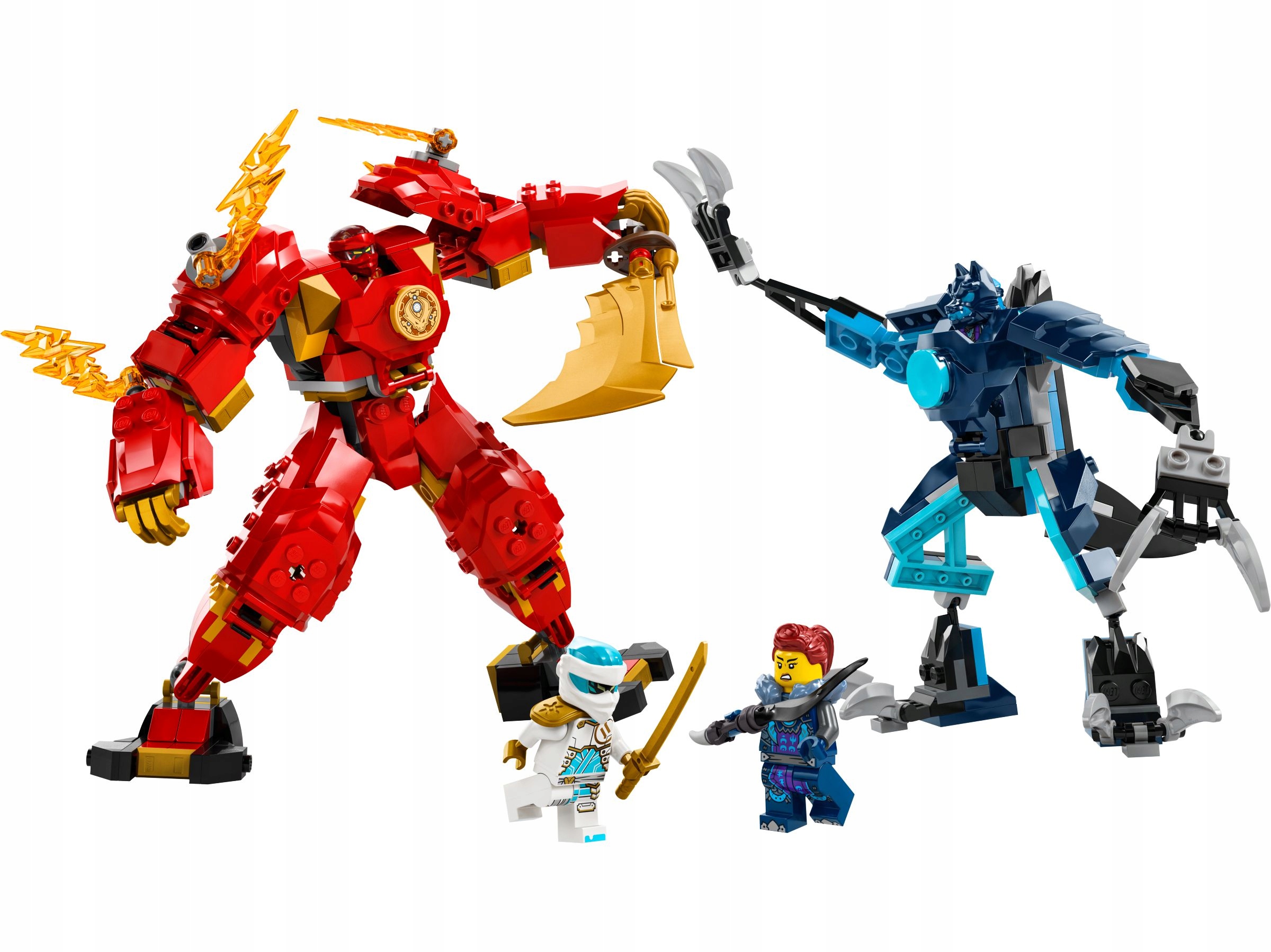 LEGO NINJAGO 71808 MECH ŻYWIOŁU OGNIA KAIA zestaw klocków dla dzieci +7 lat Marka LEGO