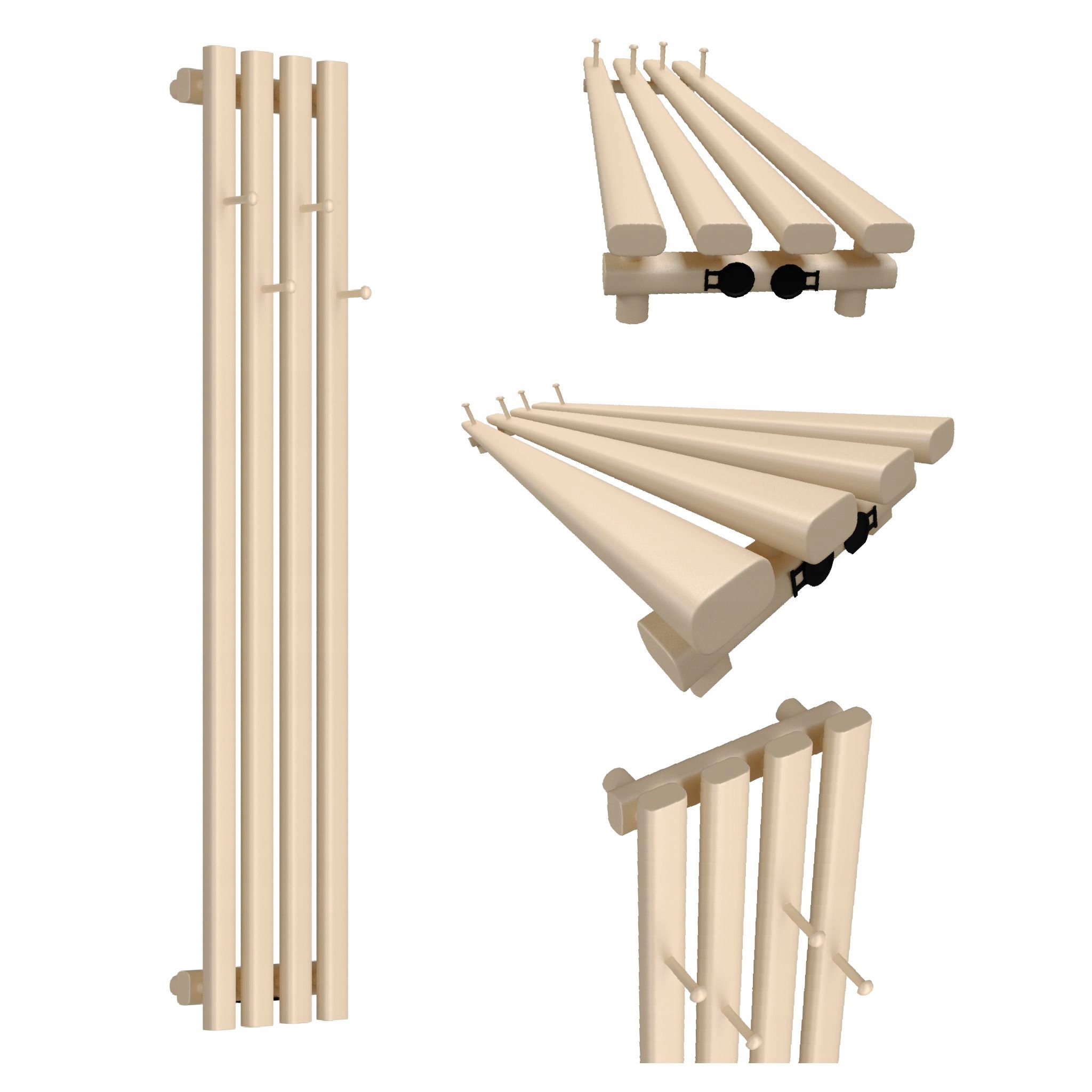 Dekorativní radiátor HORYZONT4 Hook 180x29 Quartz 1