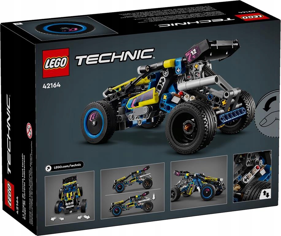 KLOCKI LEGO | TECHNIC 42164 WYŚCIGOWY ŁAZIK TERENOWY + TORBA PREZENTOWA Bohater brak