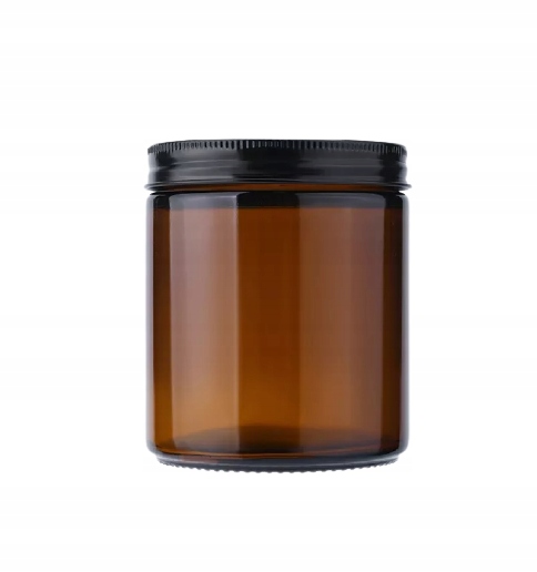 

Słoik szklany brązowy 500ml z nakrętką aluminiową