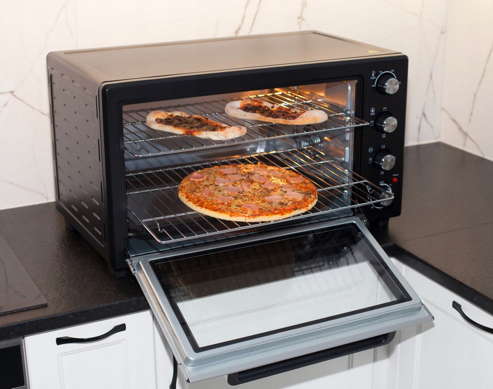 MINI PIEKARNIK WOLNOSTOJĄCY 65L BERLINGER TERMOOBIEG ROŻNO ŚWIATŁO 2X SZYBA Kod producenta 65L