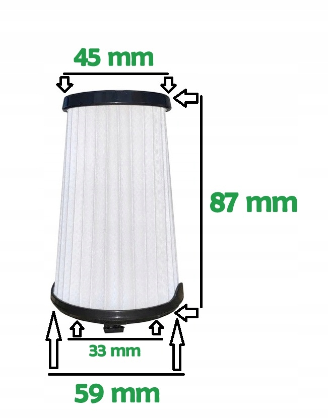 FILTR DO ODKURZACZA ELECTROLUX ZB3324B ERGORAPI 3x Model EF150