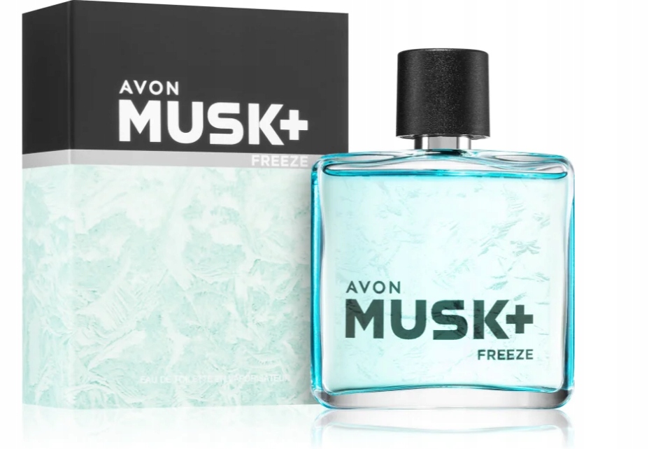 AVON MUSK+ FREEZE WODA TOALETOWA 75 ML