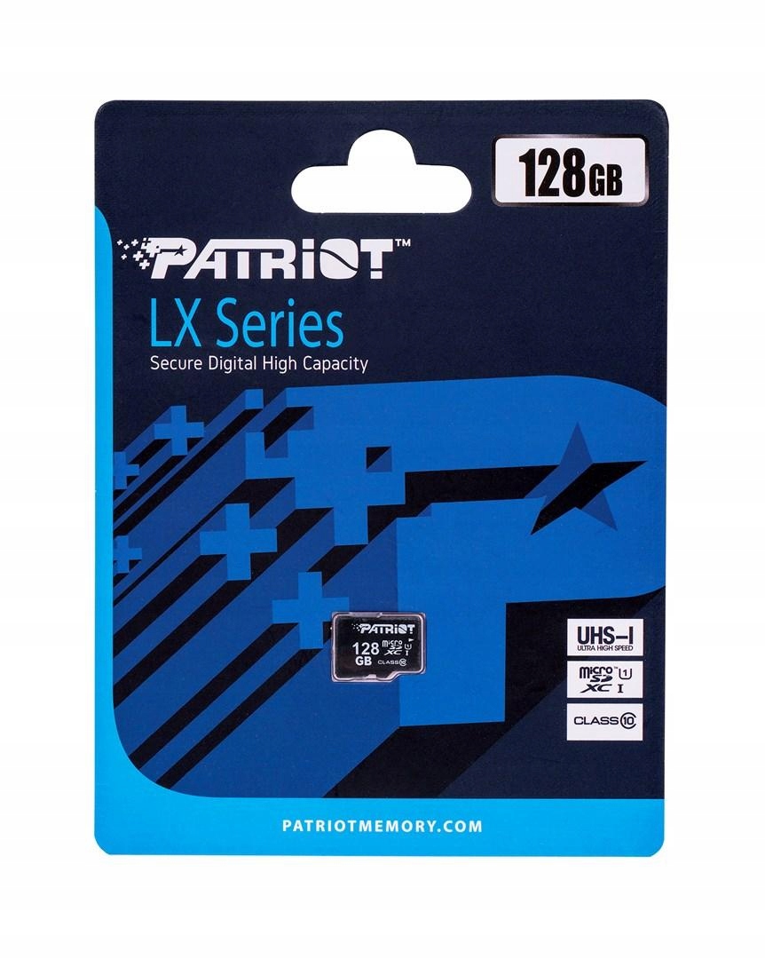 Patriot LX Series microSDHC 128GB Class 10 Uhs-i
