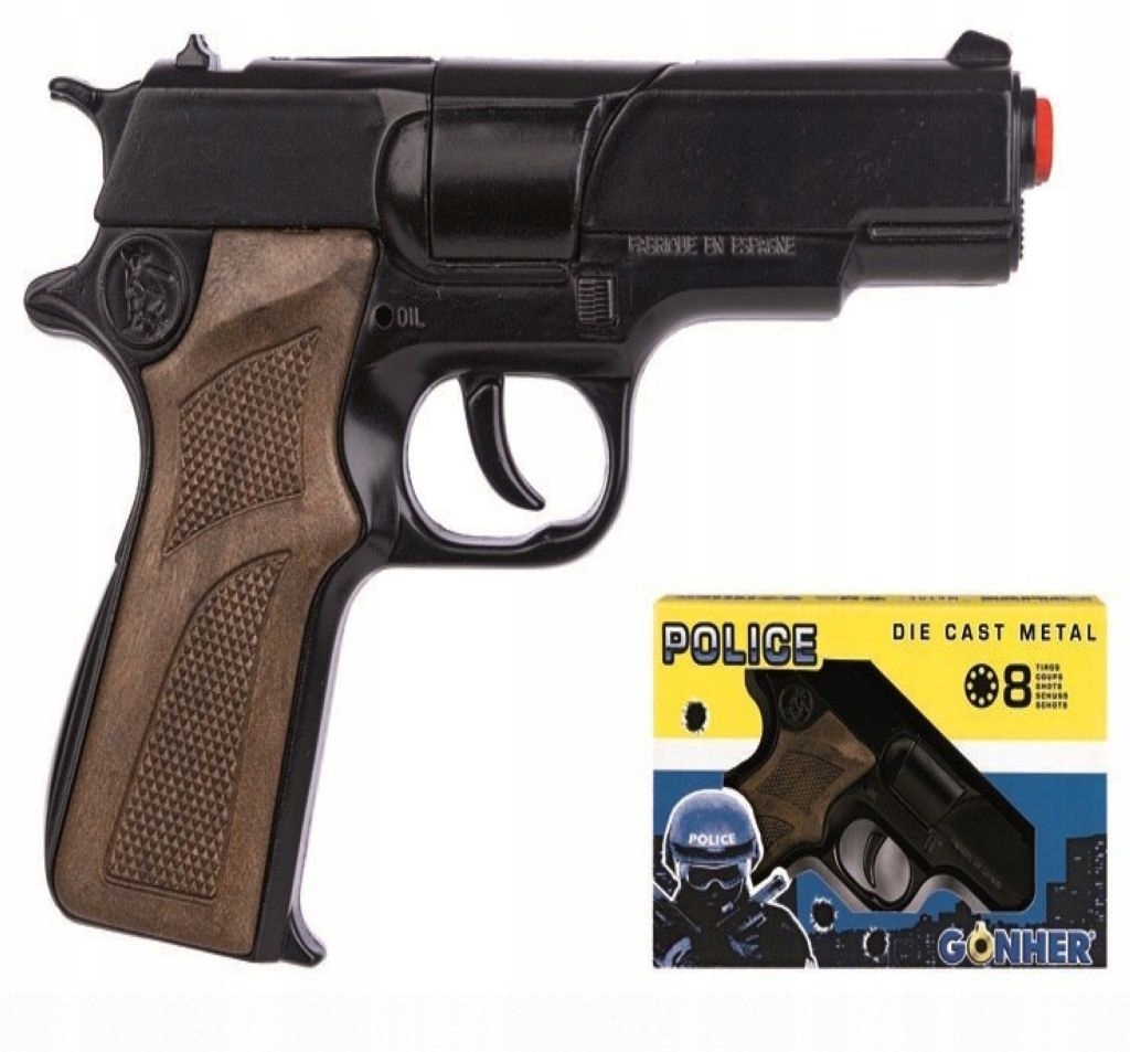 

Pistolet Policyjny Metalowy Gonher 125/6