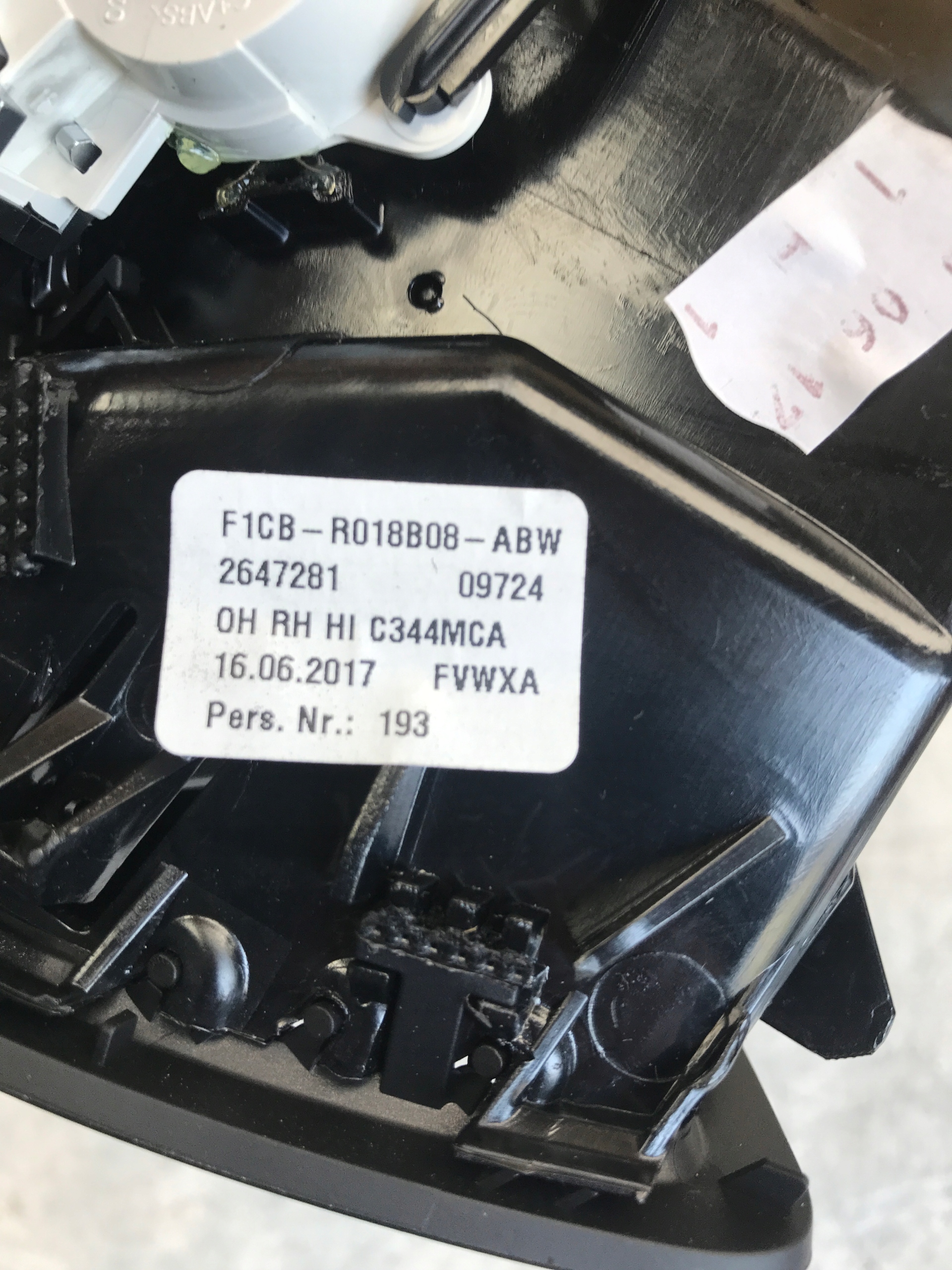 grid air conditioning devices right FORD KUGA MK2 LIFT