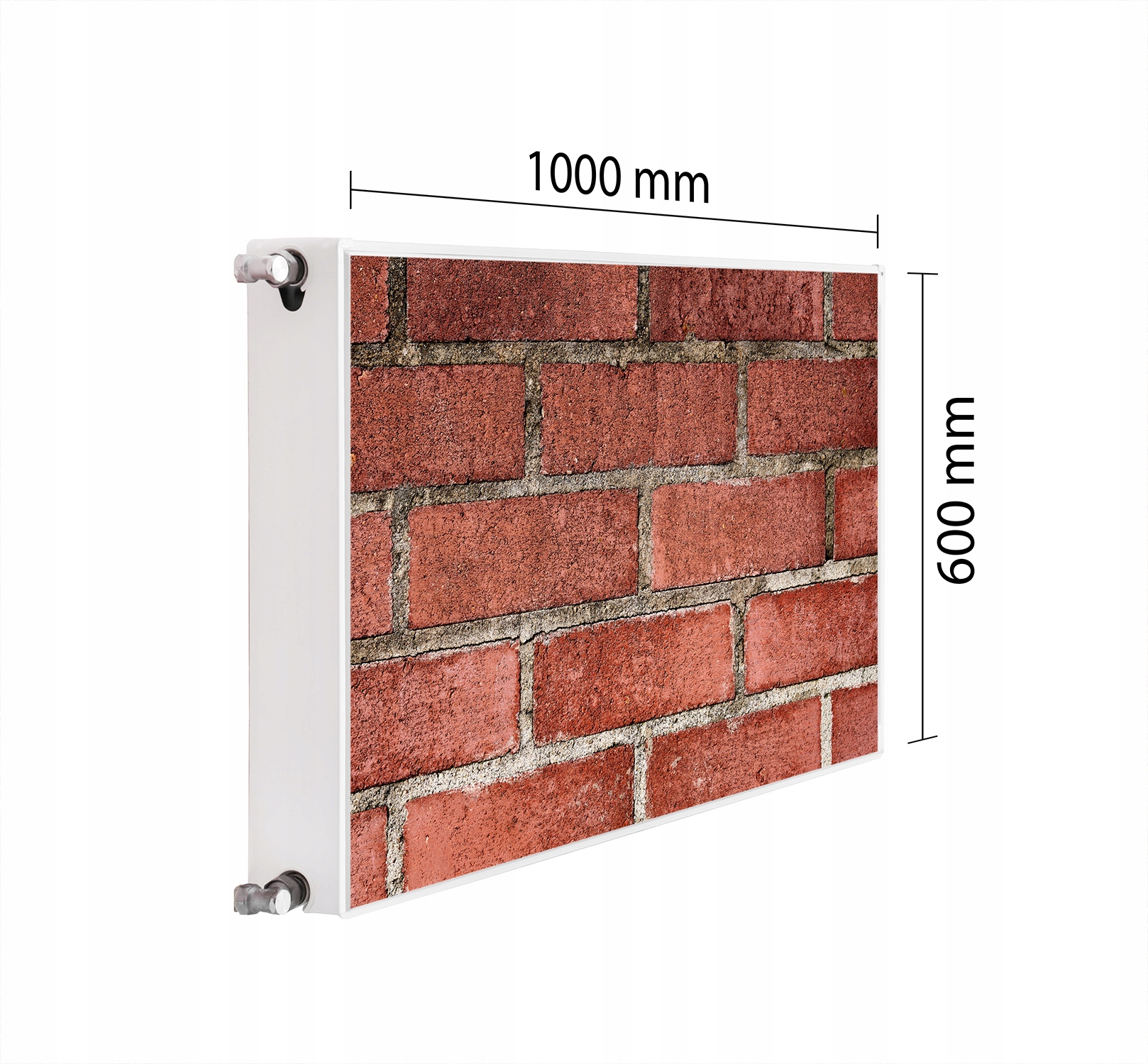 Kryt Na Radiátor Maskovač 100x60 Cihlová Podložka Magnet