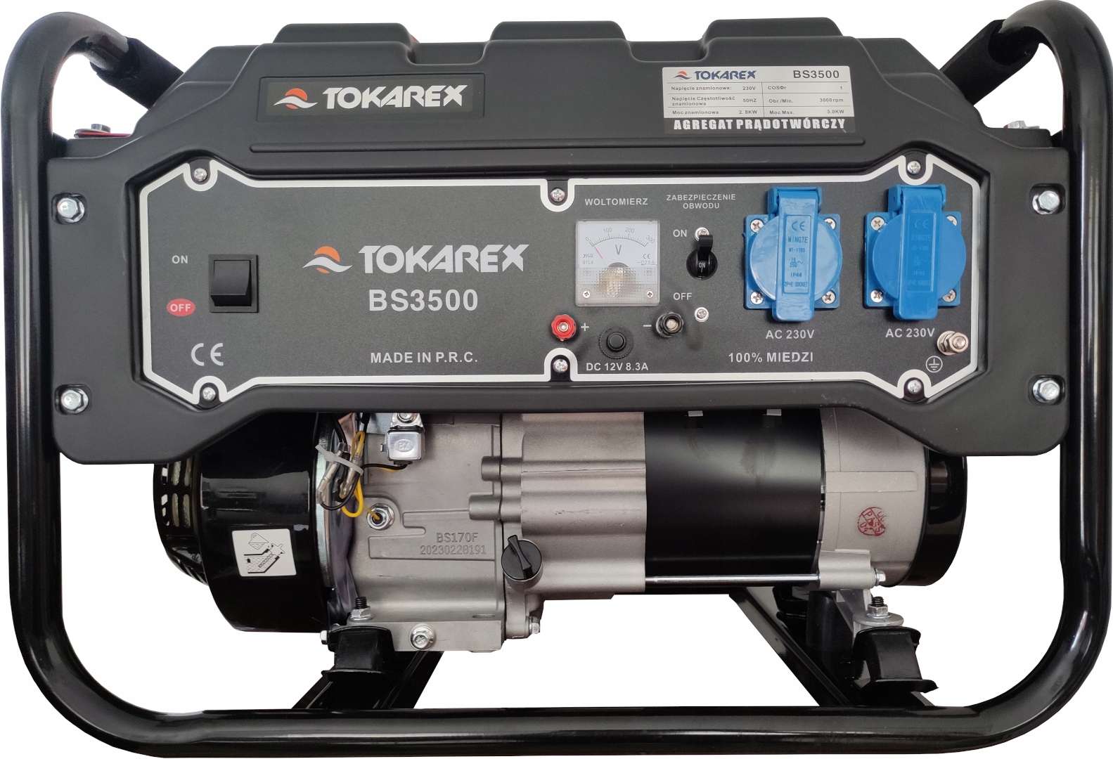 AGREGAT PRĄDOTWÓRCZY BS3500 5200W 7KM MIEDŹ AVR Marka Inny producent