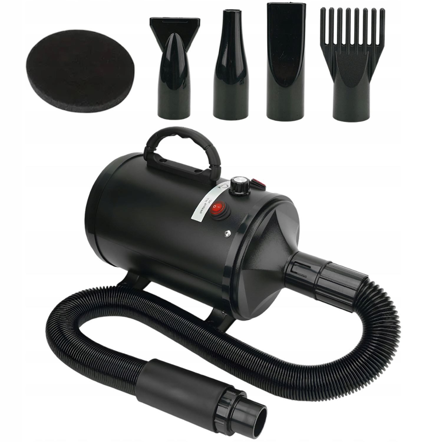 Levně Sušička na zvířecí chlupy 4 trysky Regulace teploty a větru Tichá