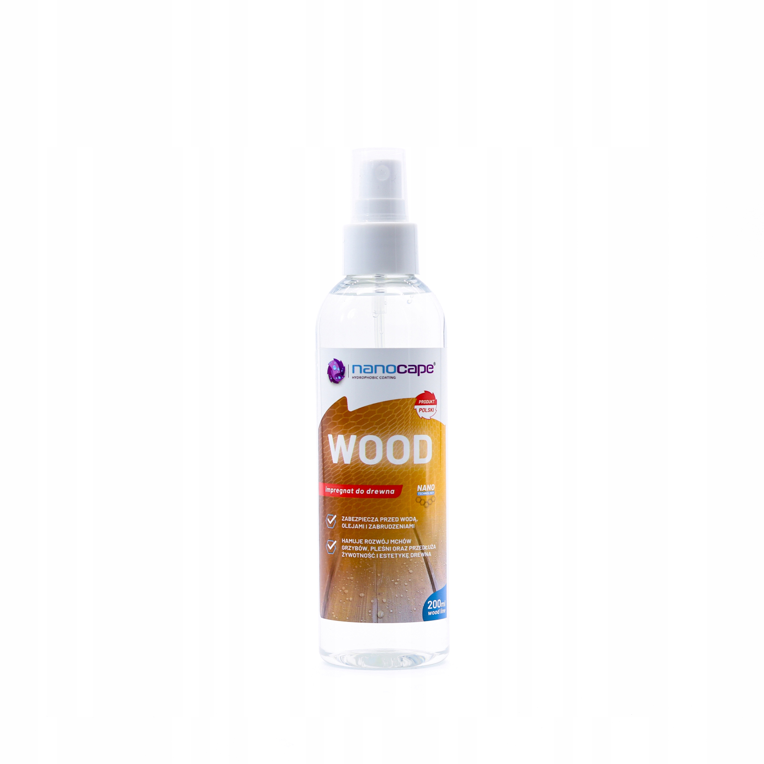 

Impregnat do drewna wodny bezbarwny Nanocape 200ml