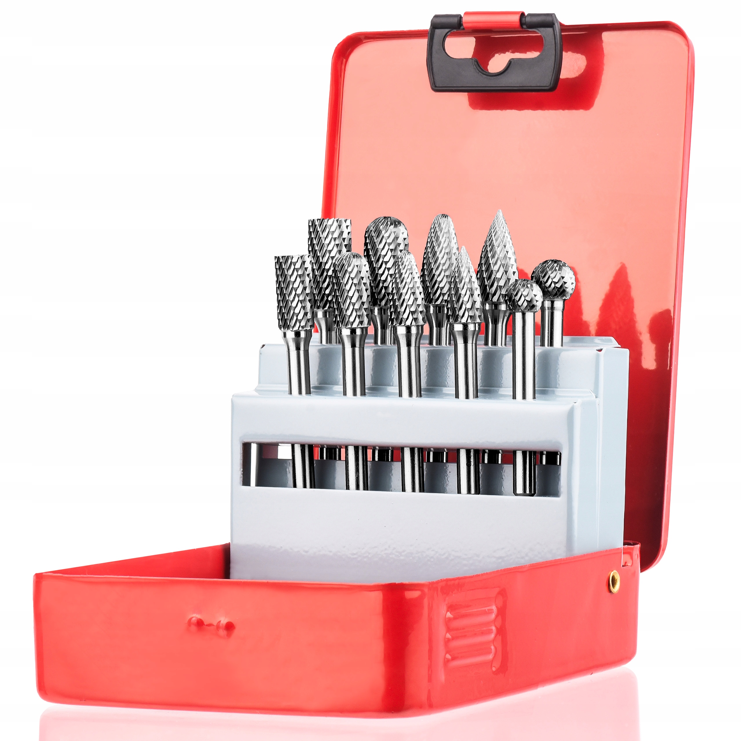 Sada rotačních pilníků Frézy na kov 10 ks Karbid slinutý