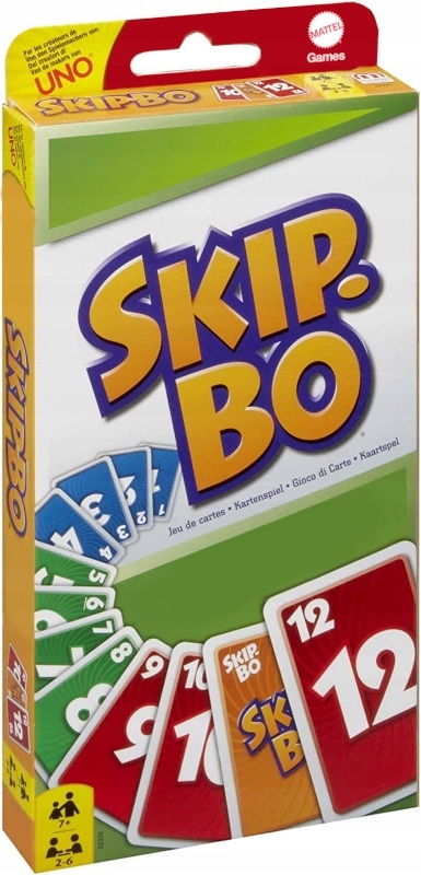 GRA KARCIANA SKIP-BO KARTY MATTEL 52370 Wydawca Mattel