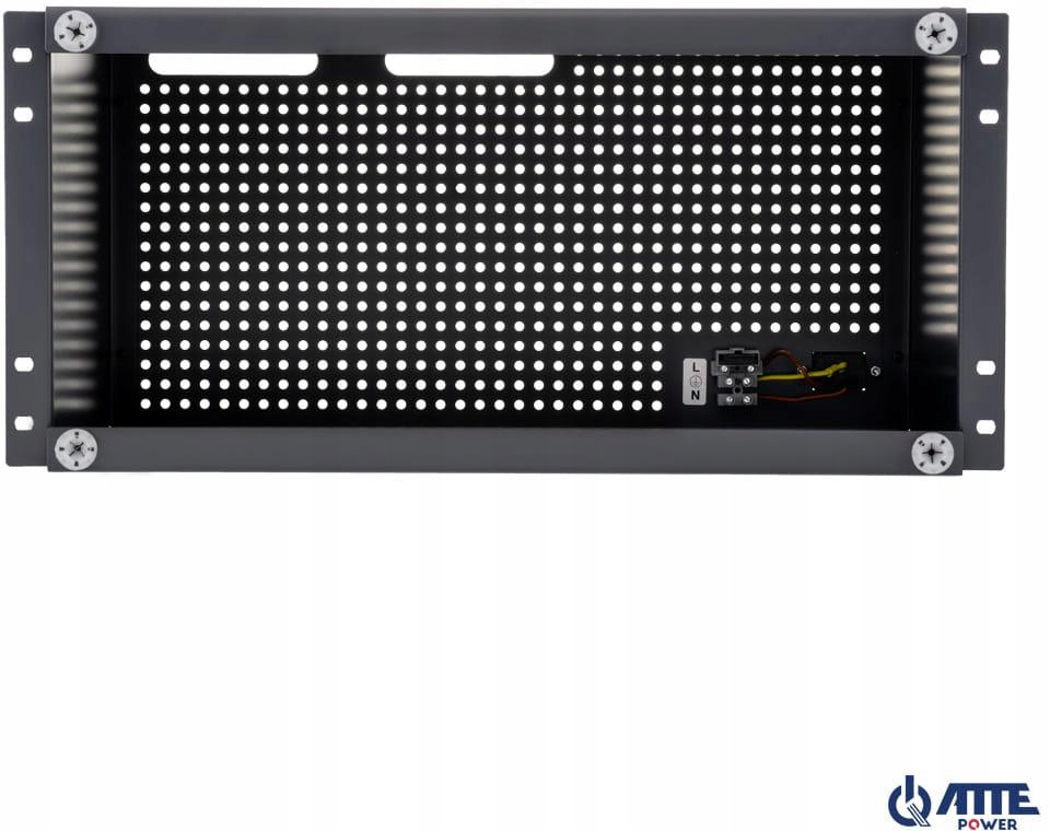 Puzdro Rack 19" 5U 180 MM Grafitové S Priestorom Pre 2 Akumulátory