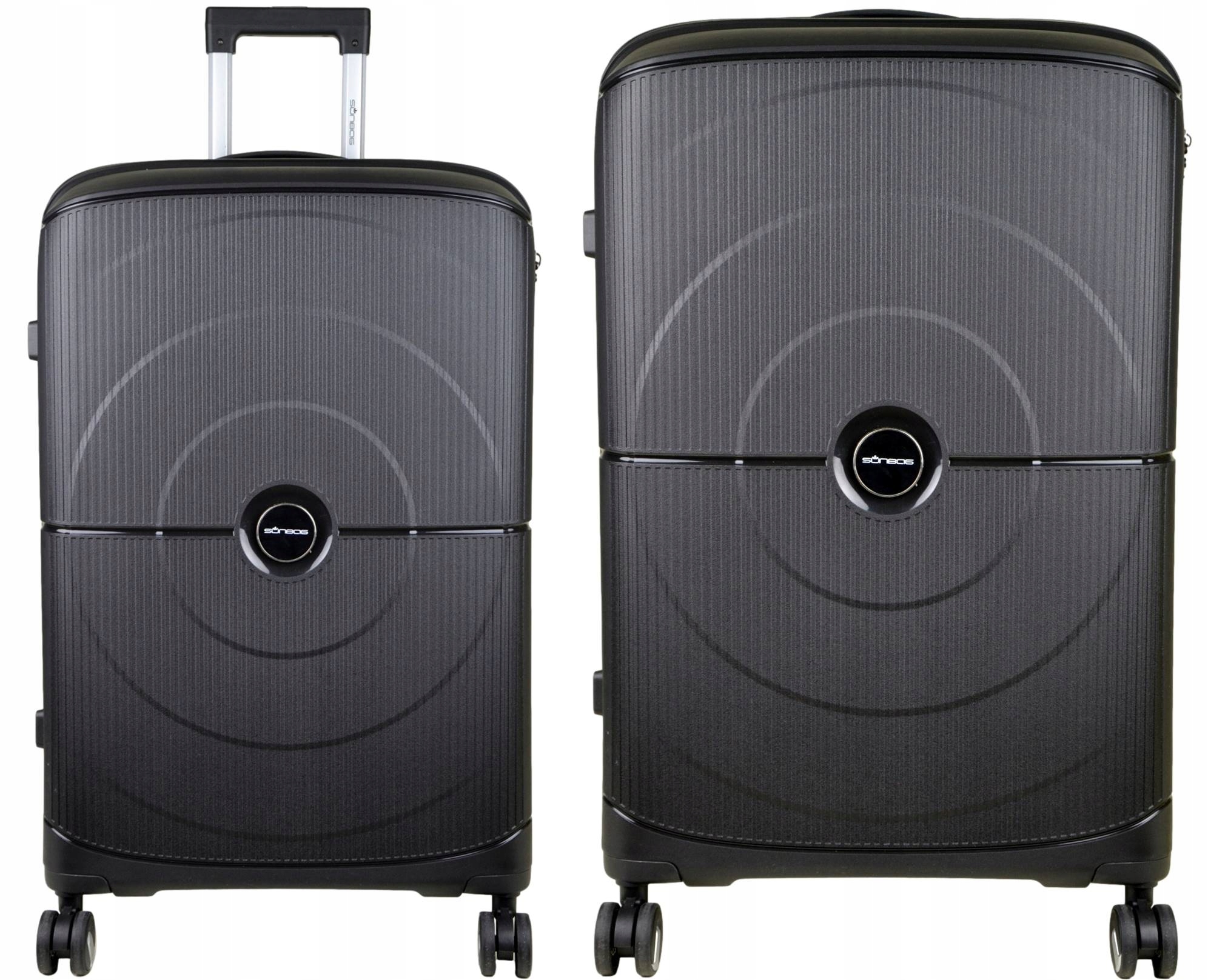 Duża walizka na kółkach z polipropylenu firmy SunBag model Core 75